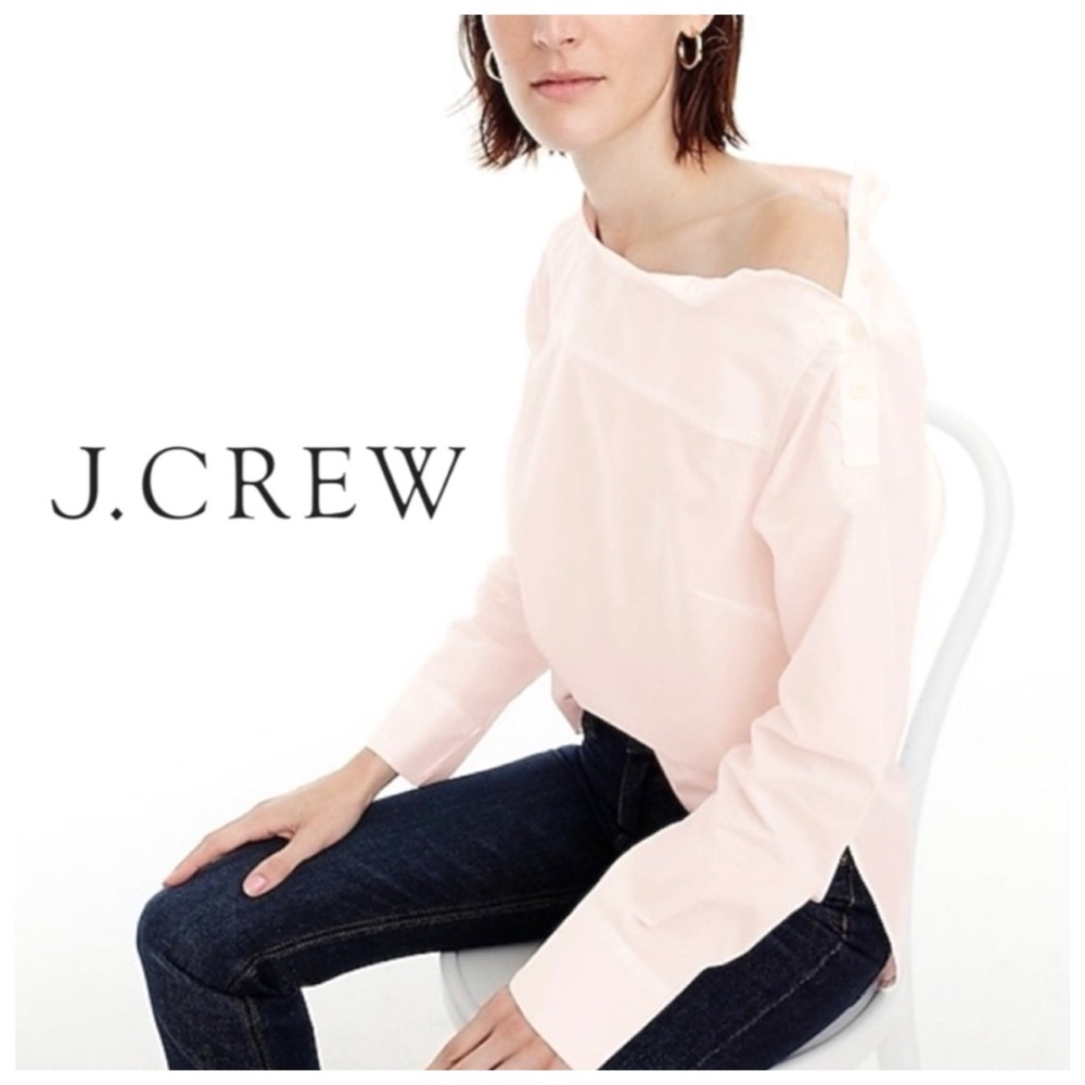J.Crew Soft Pink Long Sleeve Top